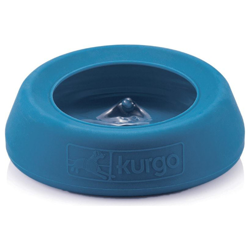 weitere Abbildung Kurgo Auslaufsicherer Napf Splash-Free Wander Water Bowl 710 ml blau