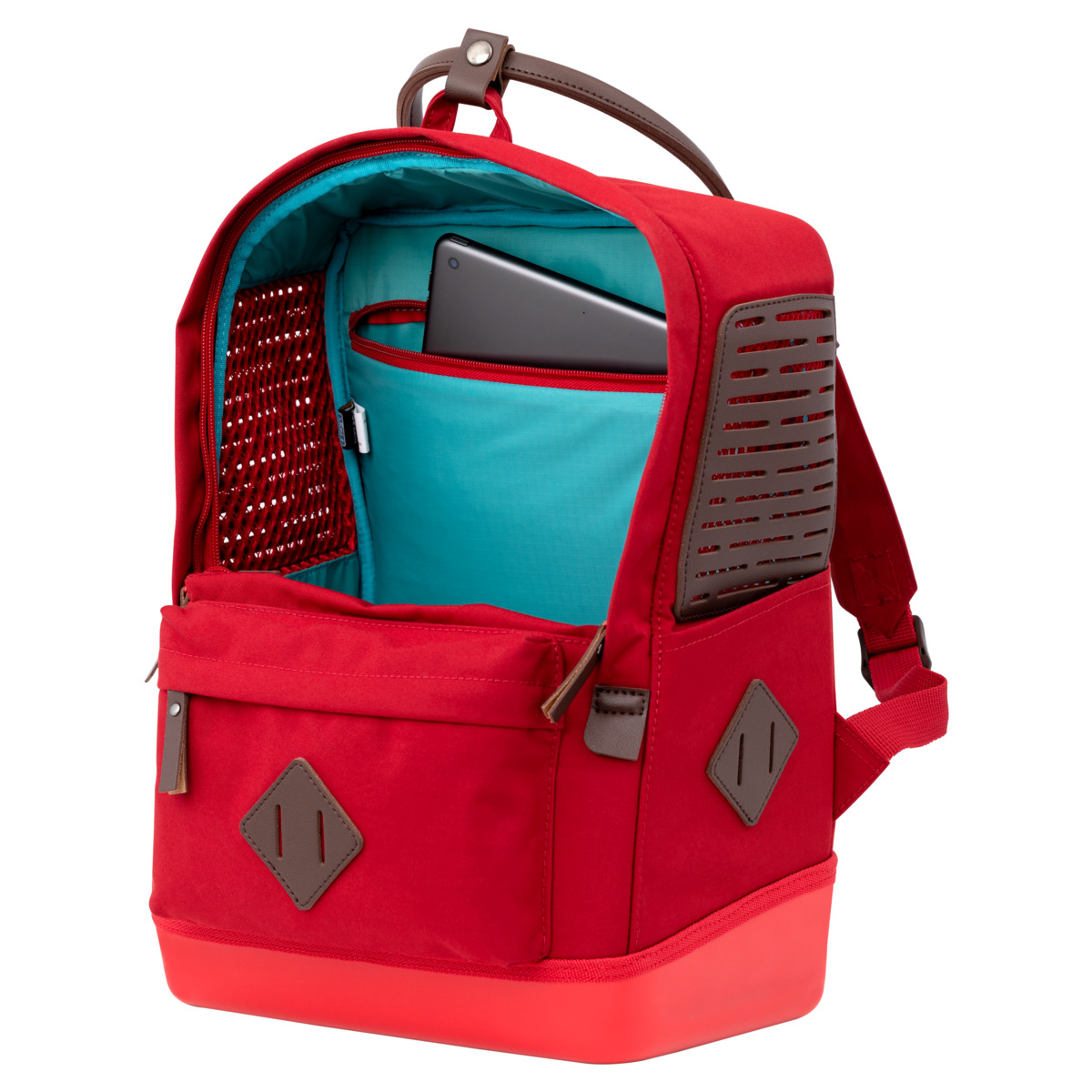 Kurgo Hunderucksack Nomad rot | Transport für kleine Hunde