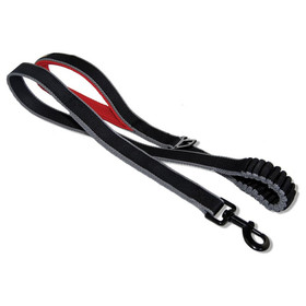 Abbildung Kurgo Leine Springback Leash schwarz/rot
