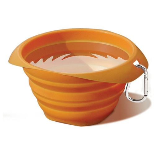 Kurgo Silikon Reisenapf Collaps-A-Bowl 710 ml orange