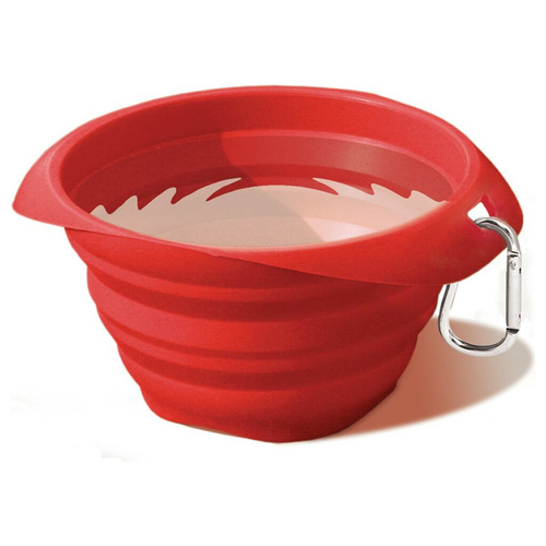 Kurgo Silikon Reisenapf Collaps-A-Bowl 710 ml rot