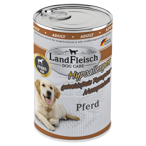 LandFleisch Care Hypoallergen Pferd 400 g - 6 Stück