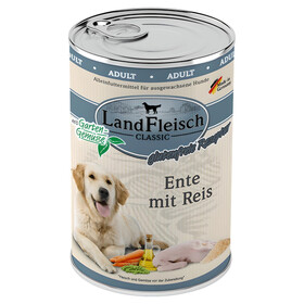 Abbildung LandFleisch Classic Ente mit Reis & Gartengemse 400 g - 6 Stck