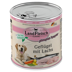 Abbildung LandFleisch Classic Geflgel mit Lachs 800 g - 6 Stck