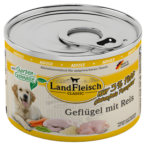 LandFleisch Classic Geflügel mit Reis 195 g - 6 Stück