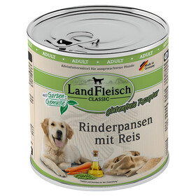 Abbildung LandFleisch Classic Rinderpansen mit Reis & Gartengemse 800 g - 6 Stck