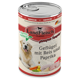 Abbildung LandFleisch Classic Senior Geflgel + Paprika 400 g - 6 Stck