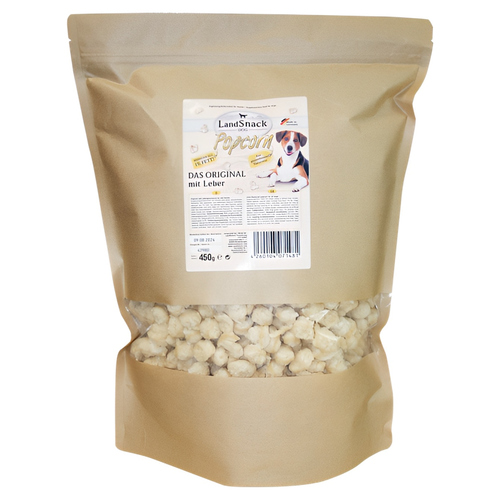 LandFleisch Landsnack Popcorn mit Leber XXL-Pack 450 g