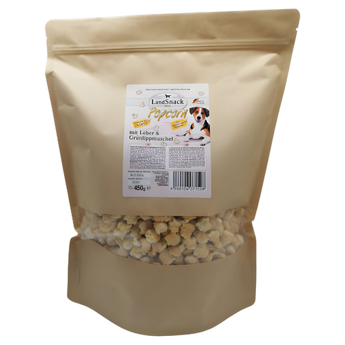 LandFleisch Popcorn mit Leber und Grünlippmuschel 450 g