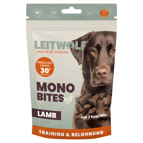 Leitwolf Mono Bites Lamb 150 g