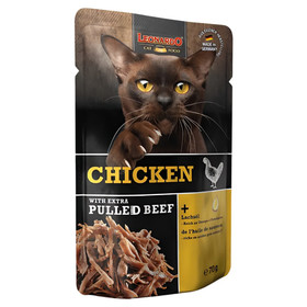 Abbildung Leonardo Chicken + extra pulled Beef 70 g