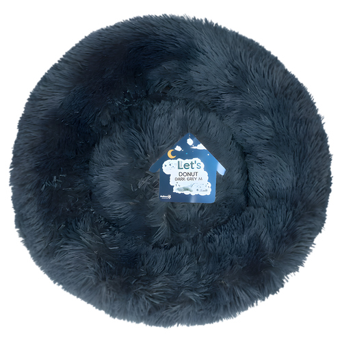 weitere Abbildung Lets Sleep Donut fr Katzen dunkelgrau