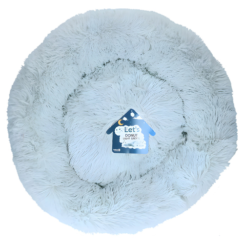 weitere Abbildung Lets Sleep Donut fr Katzen hellgrau