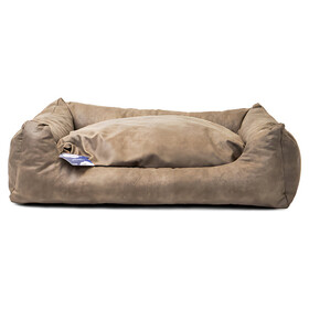 Abbildung Lets Sleep Sweet Dreams Hundebett mit Kissen taupe