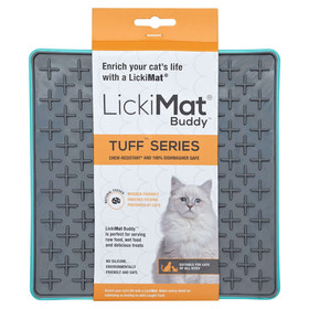 Abbildung LickiMat Buddy Tuff Cat turquoise