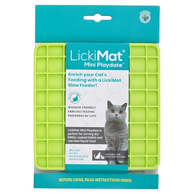 Abbildung LickiMat Mini Playdate Cat green