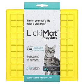 Abbildung LickiMat Playdate Cat yellow