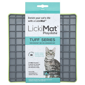 Abbildung LickiMat Playdate Tuff Cat green