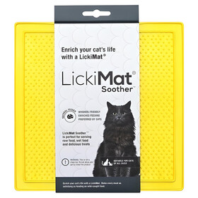 Abbildung LickiMat Soother Cat yellow