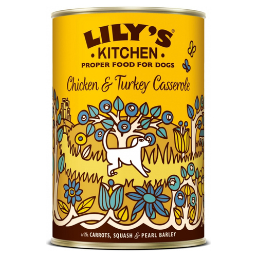 Lilys Kitchen Chicken & Turkey Casserole 400 g - 6 Stück