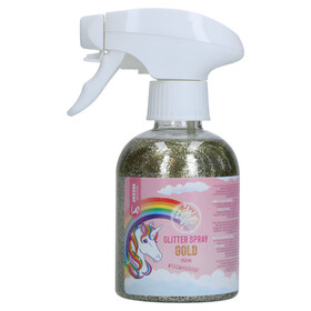 Abbildung Lucky Horse Pferdespray Unicorn Glitzerspray gold 250 ml