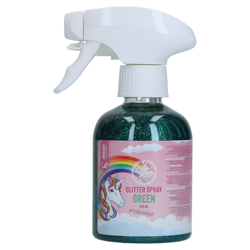 Pferdespray Unicorn Glitzerspray grün 250 ml, Abbildung 1