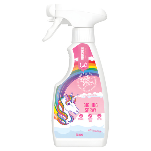 Lucky Horse Pferdespray für Mähne und Schweif Unicorn Knuffel Spray 250 ml