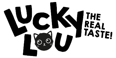 Logo von Lucky Lou - Nur die leckersten und besten Zutaten für Ihre Katze!