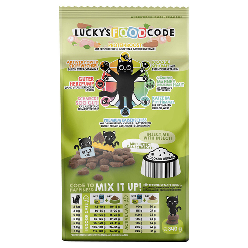 weitere Abbildung Lucky Lou Adult Geflgel, frisches Hhnerfleisch & Insekt 340 g