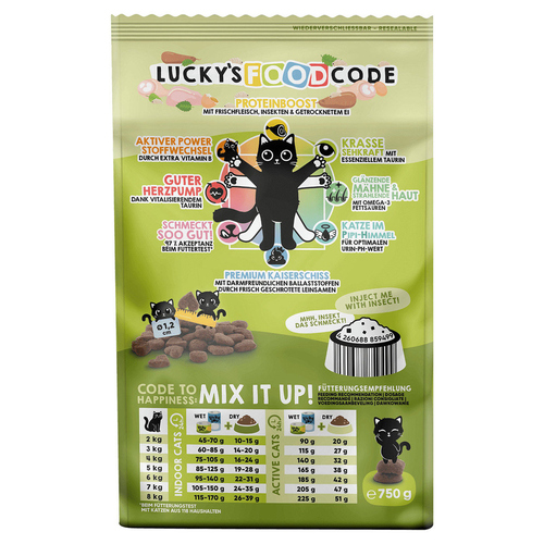 weitere Abbildung Lucky Lou Adult Geflgel, frisches Hhnerfleisch & Insekt 750 g