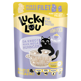 Lucky Lou Extra Food H&uuml;hnerfilet in Sud 70 g