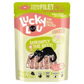 Lucky Lou Extra Food Thunfisch + Shrimps in Gelee 70 g