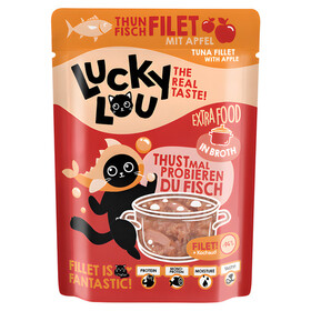 Lucky Lou Extra Food Thunfisch mit Apfel in Sud 70 g