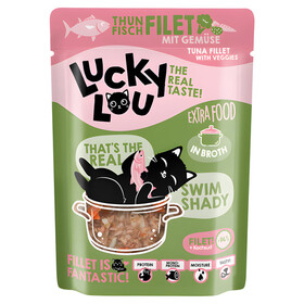 Lucky Lou Extra Food Thunfisch mit Gem&uuml;se in Sud 70 g