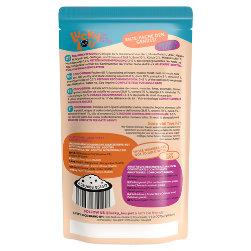 weitere Abbildung Lucky Lou Lifestage Adult Geflgel & Ente 125 g