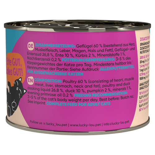 weitere Abbildung Lucky Lou Lifestage Adult Geflgel & Ente 200 g