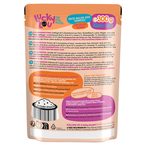 weitere Abbildung Lucky Lou Lifestage Adult Geflgel & Ente 300 g