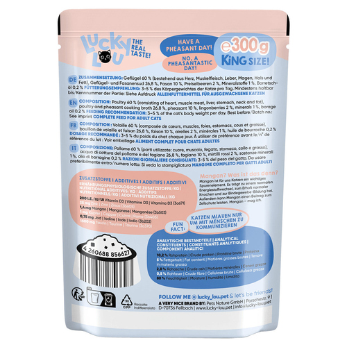 weitere Abbildung Lucky Lou Lifestage Adult Geflgel & Fasan 300 g