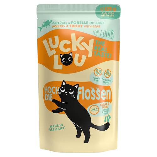 Lucky Lou Lifestage Adult Geflügel & Forelle 125 g