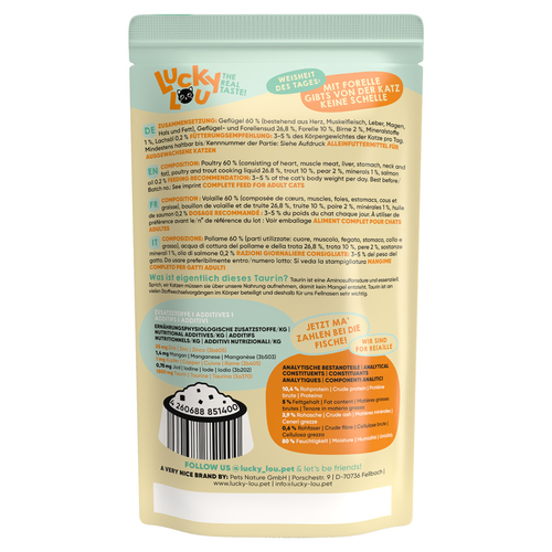 weitere Abbildung Lucky Lou Lifestage Adult Geflgel & Forelle 125 g