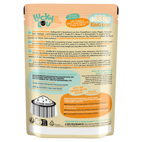 weitere Abbildung Lucky Lou Lifestage Adult Geflgel & Forelle 300 g