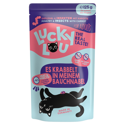 Lucky Lou Lifestage Adult Geflügel & Insekten 125 g