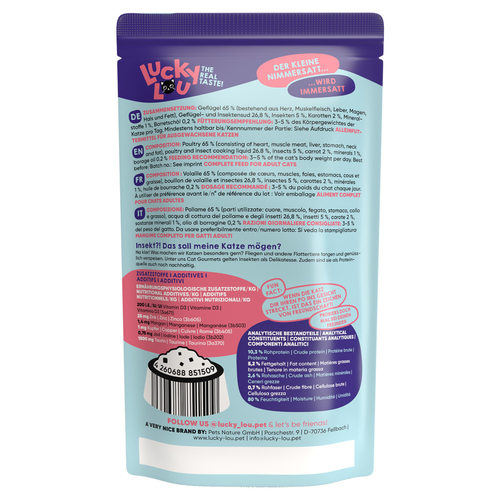 weitere Abbildung Lucky Lou Lifestage Adult Geflgel & Insekten 125 g