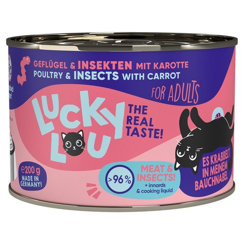 Lucky Lou Lifestage Adult Geflügel & Insekten 200 g