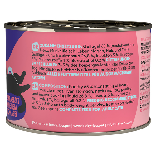 weitere Abbildung Lucky Lou Lifestage Adult Geflgel & Insekten 200 g