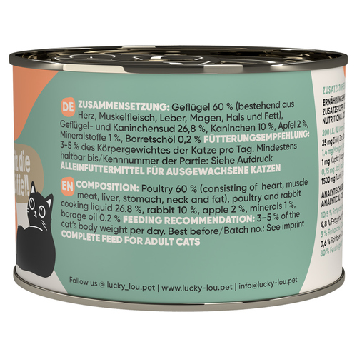 weitere Abbildung Lucky Lou Lifestage Adult Geflgel & Kaninchen 200 g