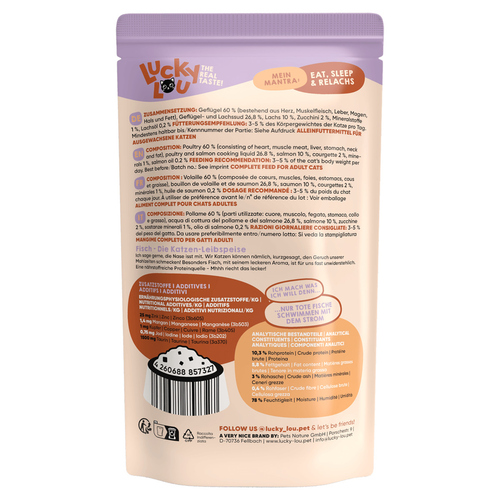 weitere Abbildung Lucky Lou Lifestage Adult Geflgel & Lachs 125 g