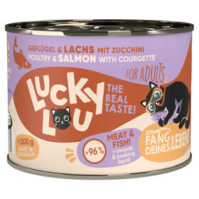 Abbildung Lucky Lou Lifestage Adult Geflgel & Lachs 200 g