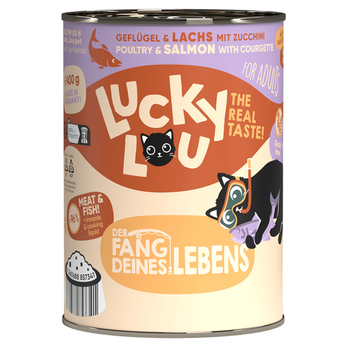 Lucky Lou Lifestage Adult Geflügel & Lachs 400 g