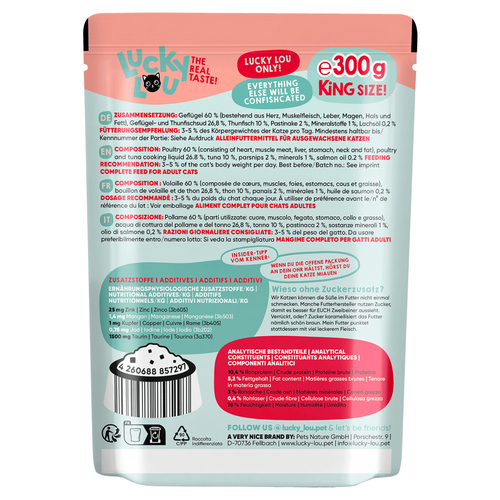 weitere Abbildung Lucky Lou Lifestage Adult Geflgel & Thunfisch 300 g